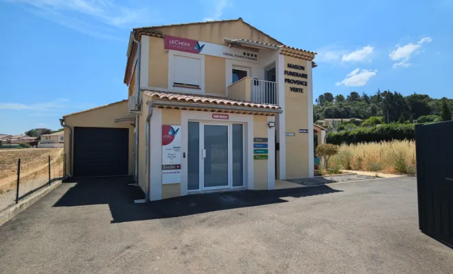 Chambre funéraire, Nans les Pins/ Rians/Saint Maximin la Sainte Baume, Pompes Funèbres Cristal