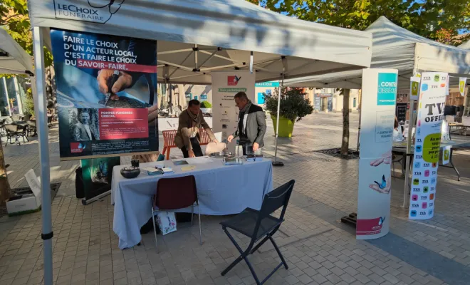🎪 Forum des Pros à St Maximin la ste Baume : une belle rencontre avec vous !, Nans les Pins/ Rians/Saint Maximin la Sainte Baume, Pompes Funèbres Cristal